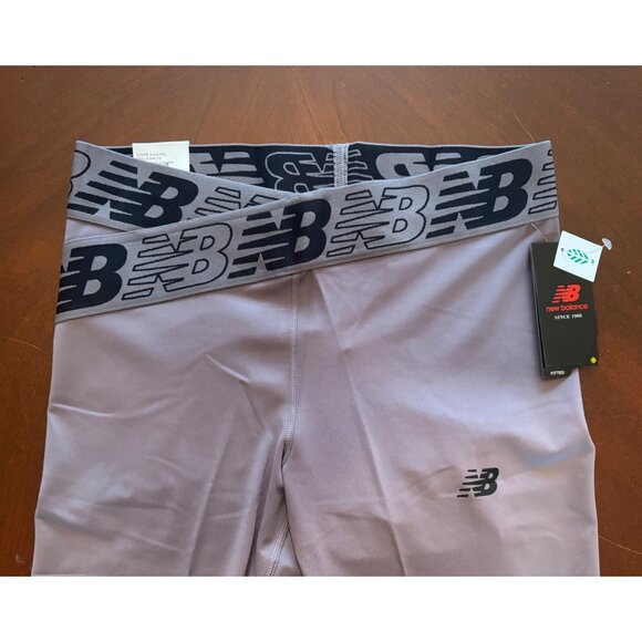New Balance NWT Relentless Crossover High Rise 7/8 Tight Leggings Large Purple - Picture 3 of 12